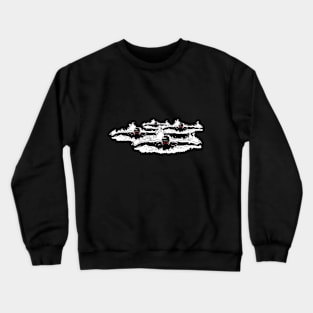 Wild butterfly swimmers Crewneck Sweatshirt